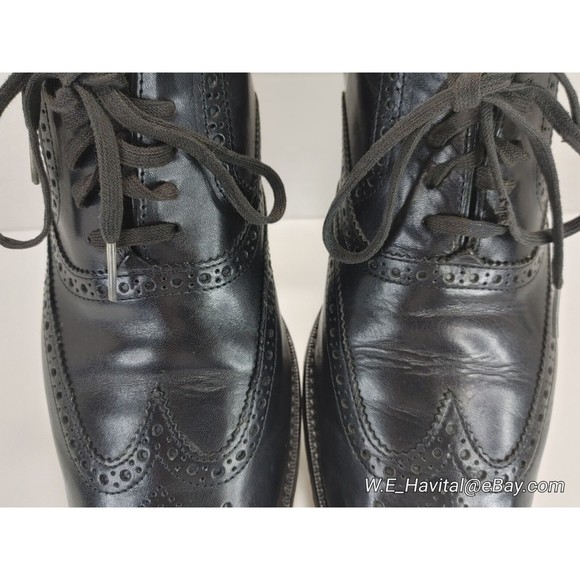 Cole Haan® Men\'s Cambridge Wingtip Oxford Grand OS Black Style C12914 Size US 12